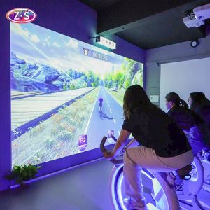 China 現実的な地形シミュレーション ダイナミックサイクリングシミュレーター 仮想トレイルを征服 wholesale