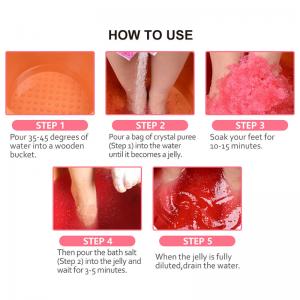 Toenail Treatment Soothing Lavender Foot Soak With Bath Salt For Foot SPA