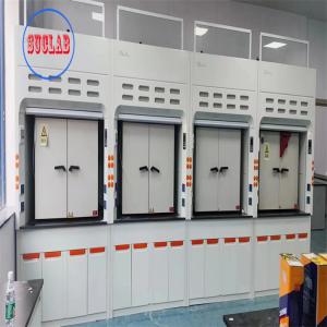 China Custom High Safety Laboratory Fume Cupboard Manual Control System supplier