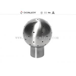 China Fixed 360 Degree Tank Spray Balls for Cleaning , Stainless Steel 304 Pin Connection Clean Head supplier