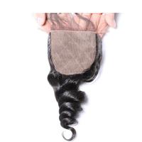 China Unprocessed Brazilian Loose Wave Silk Base Closure , Silk Lace Closure on sale