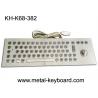 67 Keys Industrial Ss Metal Computer Keyboard With 25mm Laser Trackball Mouse