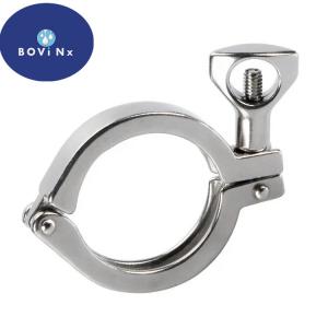 Single Pin Stainless Steel 304l Tube Fittings , Sanitary Stainless Steel Clamp
