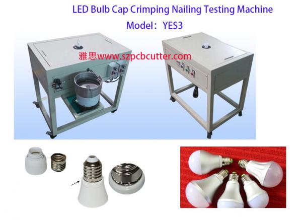 E10/E14/E27/B22/E40 Bulb Cap Punching Crimping Machine Bulb Base Nailing