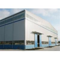 China Large Steel Building Workshop Garage , Metal Auto Repair Shop Buildings on sale