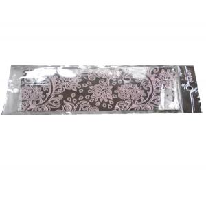 Clear Hair Extensions PVC Bags with Hair Card Insert