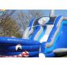 China 0.55mm PVC Giant Inflatable Slide For Water Games / Blow Up Water Slide For Toddlers wholesale