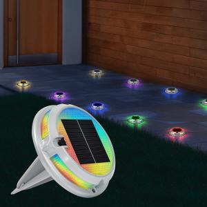 China Quick and Easy Solar Deck Light with Aluminum PC Construction wholesale