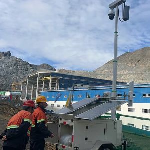 Solar Lighting Towers Beam Angle 350° High Output Solar Lights Construction Sites Portable Solar Light Tower