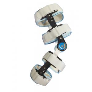 Telescopic Post Op Orthopedic Hinged Knee Brace With ROM And Foam Pad