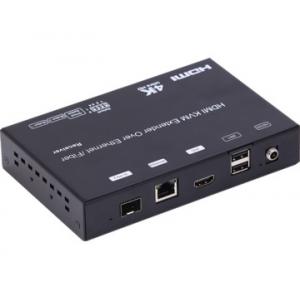 China USB3.0 HDMI KVM Fiber Optic Extender over single core optical cable supplier