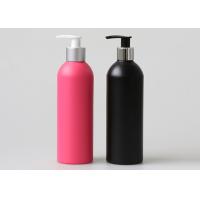 China 380ml Aluminum Cosmetic Bottles , Aluminum Shampoo Bottles With Lotion Pump on sale