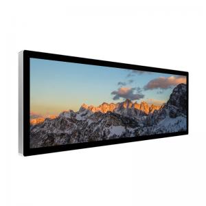 Easy Connection Stretched Bar Lcd Display For Supermarket 1920x540 Max Resolution