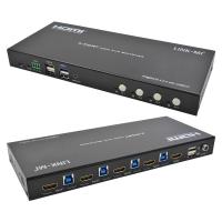 China 4 Port Network HDMI2.0 KVM Switch Up To 4K 60Hz 18Gbps on sale