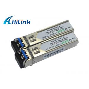 China Professional 155M 100base SFP Transceiver Module 20km 1310nm Wavelength LC DDM supplier