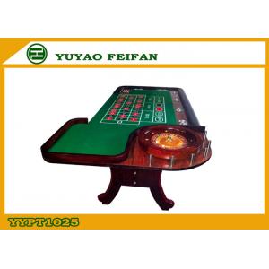 China Green Poker Game Table With Roulette Gambling Casino Roulette Table supplier