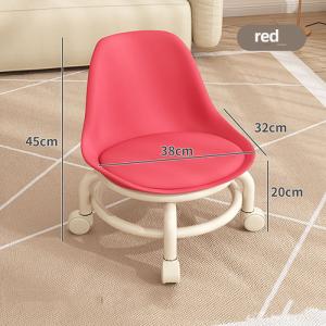 China OEM/ODM Low Stool With Back For Children'S Rotating Leather Low Rolling Stool wholesale