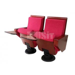 UA-6222 High Resilient Foam Auditorium Theater Seating With Steel Structural Wood Veneer Finish