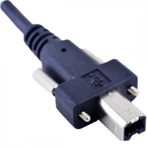 China USB 2.0 B Industrial Camera Cable and Printer Data Cable with Screw Locking wholesale