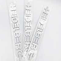 China Gray Heidelberg Symbol Letter Label SM52 SM74 SM102 Labels Letters Offset Press Parts on sale