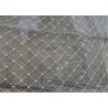 Galvanized Steel Wire Defend Slope Fence Mesh / Protection Wire Mesh Netting For