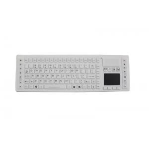 Rugged Touchpad Silicone Industrial Desktop Keyboard For Hygienic