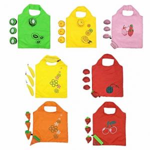 Convenient Reusable Grocery Tote Bags , Eco Friendly Shopping Bags Colorful