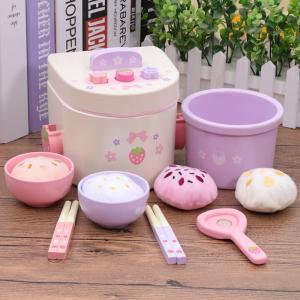 China Wooden Rice Cooker Toy For Kids Early Education supplier