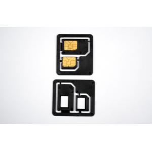 China Plastic ABS Dual SIM Card Adapters / Dual SIM Adaptor For Regular Phone supplier