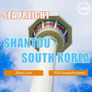 Each Fri International Sea Freight From Shantou China To South Korea Busan Incheon