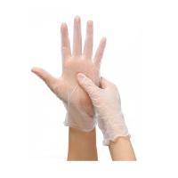 China Vinyl Gloves Disposable Clear PVC Gloves9 Inches Powder-Free 100pcs in Box on sale