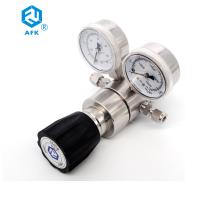 China 3000PSI R31 stainless steel dual stage oxygen regulator with two manometers on sale