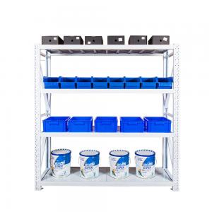 China Hot sale 4 layer stainless steel storage rack, light duty metal shelf , adjustable warehouse racking system supplier