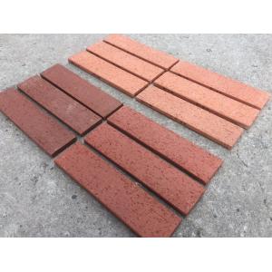 China Home Exterior Split Face Brick With Clay Raw Material Wire Cut Brick Surface supplier