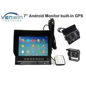 China 7 Inch Android Car Video Monitors GPS Navigation System Max 32GB SD Card Recording supplier