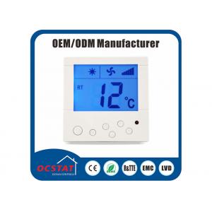 Air Conditioning Fan Temperature Controller Fan Coil Thermostat , fcu controller