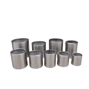 Metal round wall flower planter various sizes stainless steel flower pots