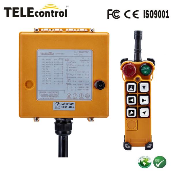 With 7 function buttons(6 double speed and 1 single speed)) + E-stop+ Hoist Remote Control F26-C3 Telecrane/TELEcontrol