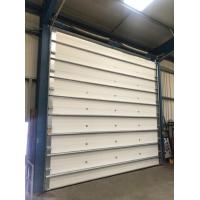 China High Security Lock Overhead Sectional Garage Doors Auto Opening Powder-Coated on sale