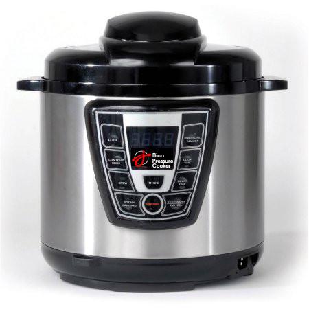 Electric Pressure Cooker,Stainless Steel Black & Silver 7-in-1 Multi-Functional