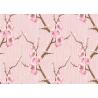 3D Effect Peach Blossom Pattern Chinese Style Wallpaper For Room Decoration ,