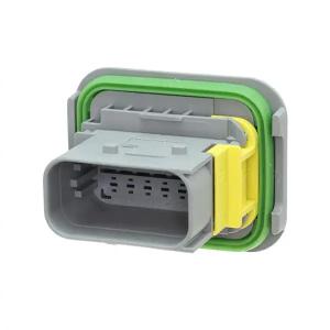 China 12 Rectangular PCB Header Connector Shell Plug Grey 0.157 4.00mm 2-1564520-1 wholesale