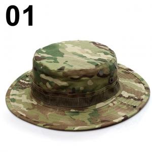 China Military Camouflage Boonie Bucket Hats Army Hunting Outdoor Hiking Fisherman Cap supplier