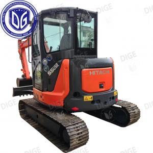 China ZX55 5.5 Ton Used Hitachi Excavator Perfectly Competent Light Duty Operation supplier