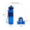 Private Label 500ML Collapsible Silicone Water Bottle