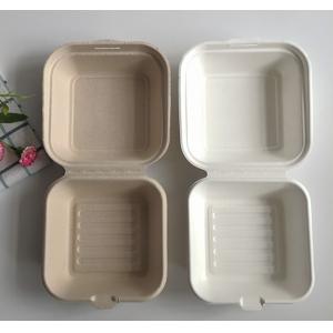 Biodegradable Burger Fast Food Packaging Box Eco Friendly