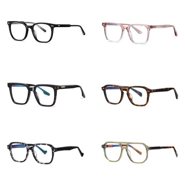 Fashion Design Custom Glasses Frame Acetate Combination Optical Polarized