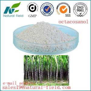 China best selling high quality octacosanol extract powder rice bran wax supplier