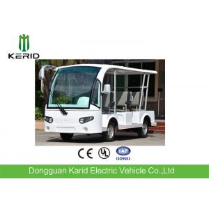 China White 8 Passenger's Shuttle Bus 48V 4KW Electric Sightseeing Vehicle Car supplier