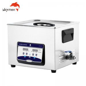 China 15L SS Benchtop Ultrasonic Cleaner 100W Heating PSE For Jewelry supplier